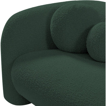 Emory Green Boucle Fabric Chair