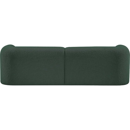 Emory Green Boucle Fabric Sofa