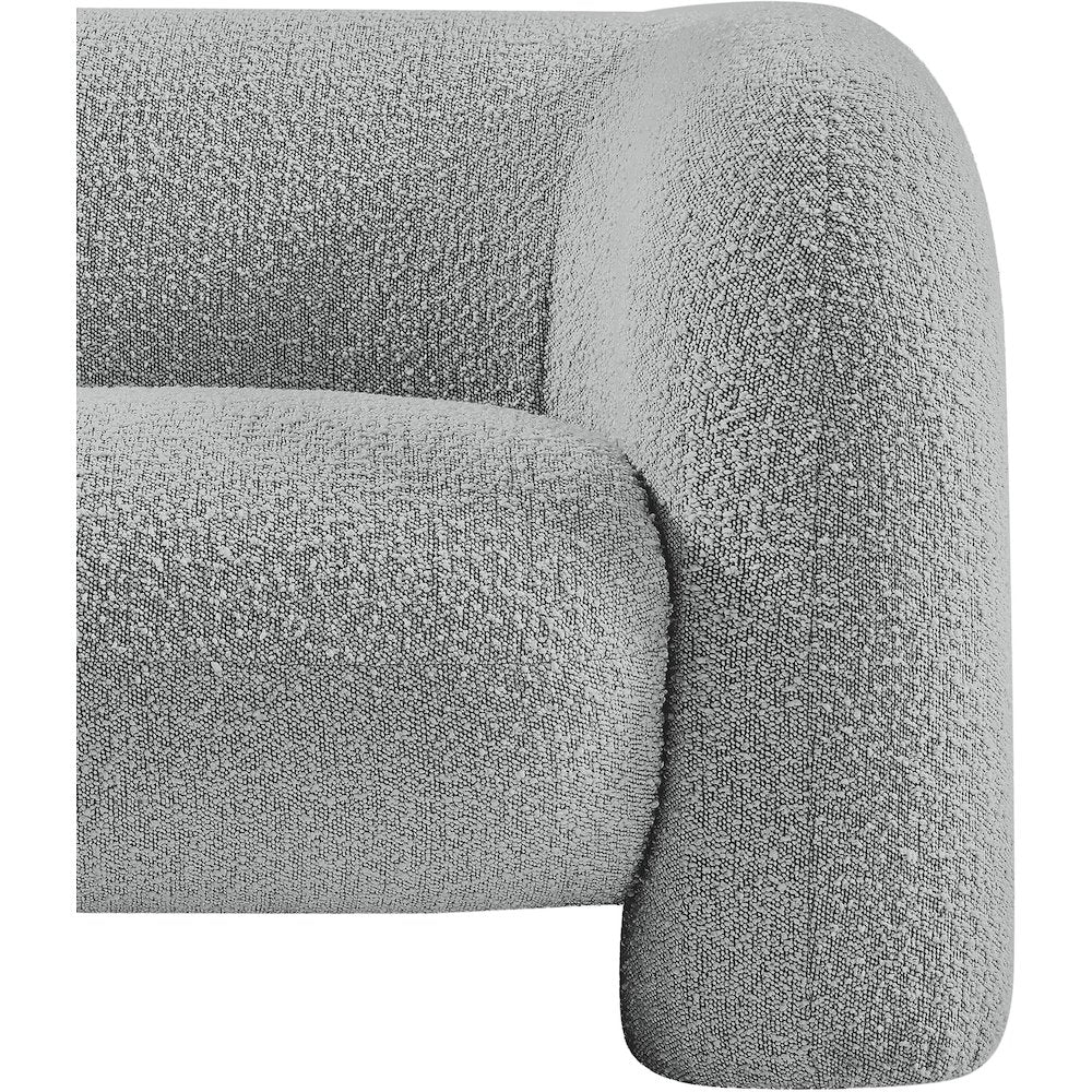 Emory Grey Boucle Fabric Chair