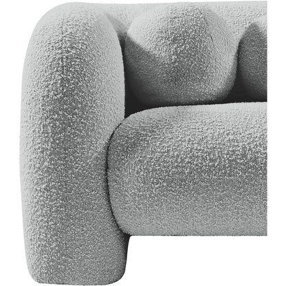 Emory Grey Boucle Fabric Chair