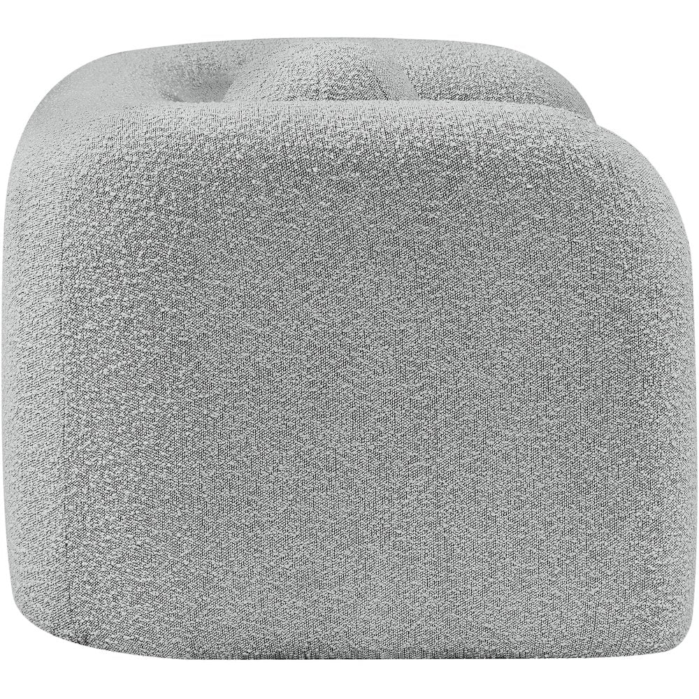 Emory Grey Boucle Fabric Chair