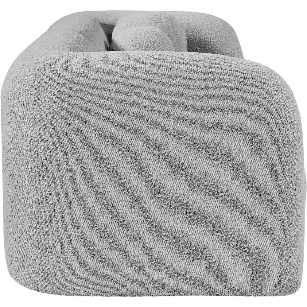Emory Grey Boucle Fabric Sofa