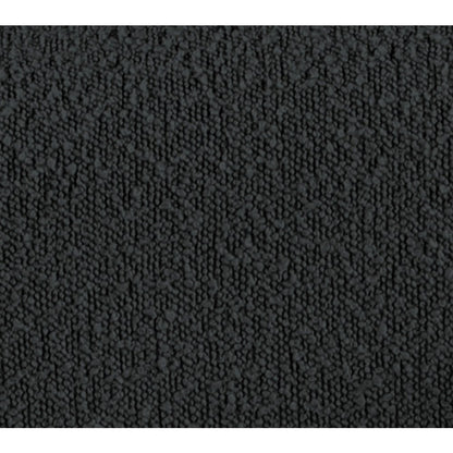 Venti Black Boucle Fabric Loveseat
