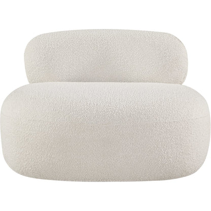 Venti Cream Boucle Fabric Chair