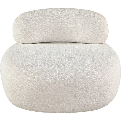 Venti Cream Boucle Fabric Chair