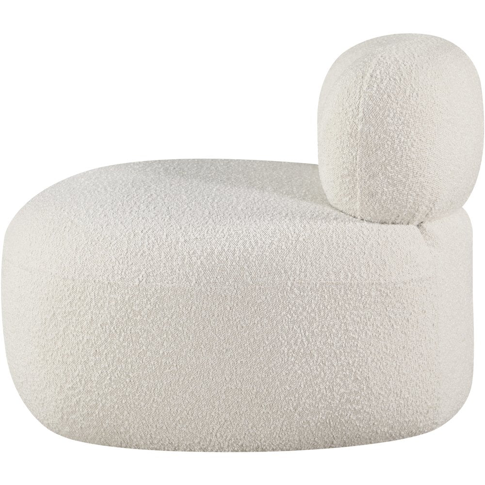 Venti Cream Boucle Fabric Chair