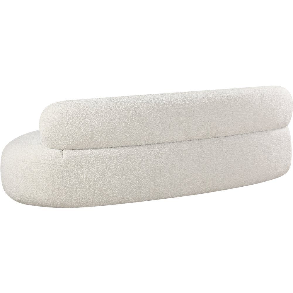 Venti Cream Boucle Fabric Sofa