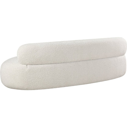 Venti Cream Boucle Fabric Sofa