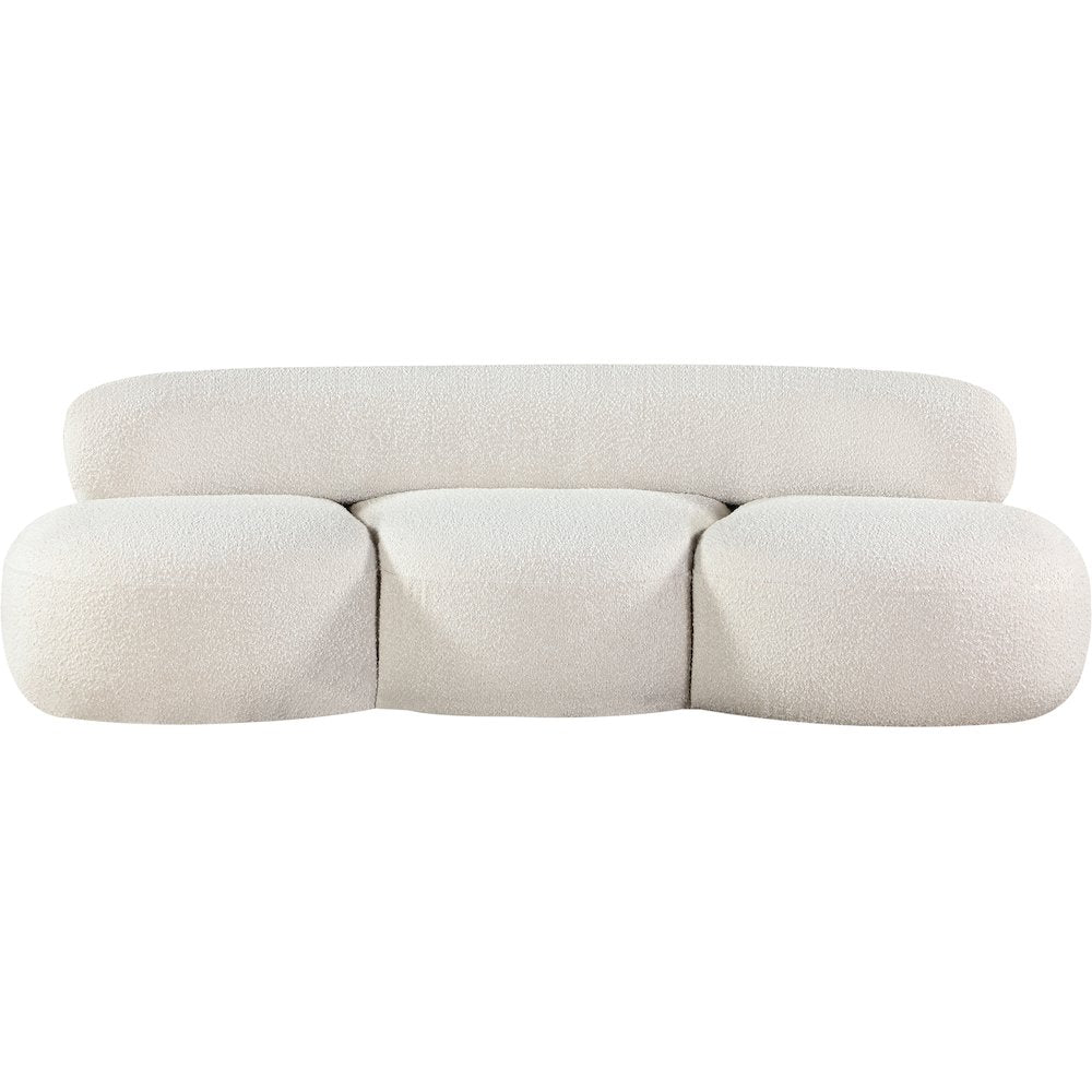 Venti Cream Boucle Fabric Sofa
