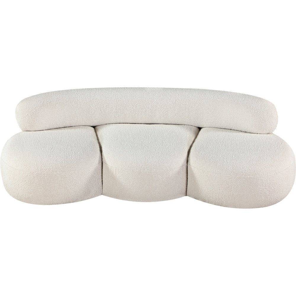 Venti Cream Boucle Fabric Sofa