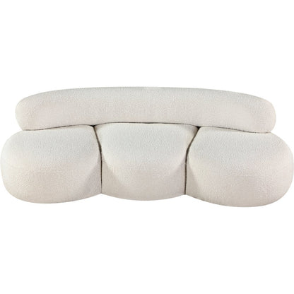 Venti Cream Boucle Fabric Sofa