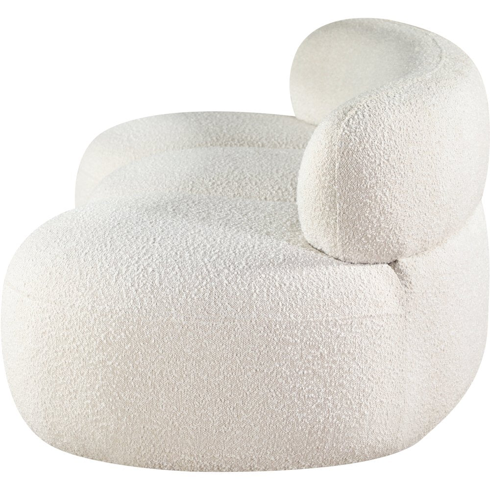 Venti Cream Boucle Fabric Sofa
