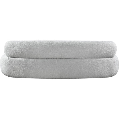 Venti Grey Boucle Fabric Sofa