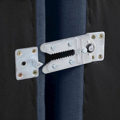 Indulge Navy Linen Textured Fabric Modular Sofa