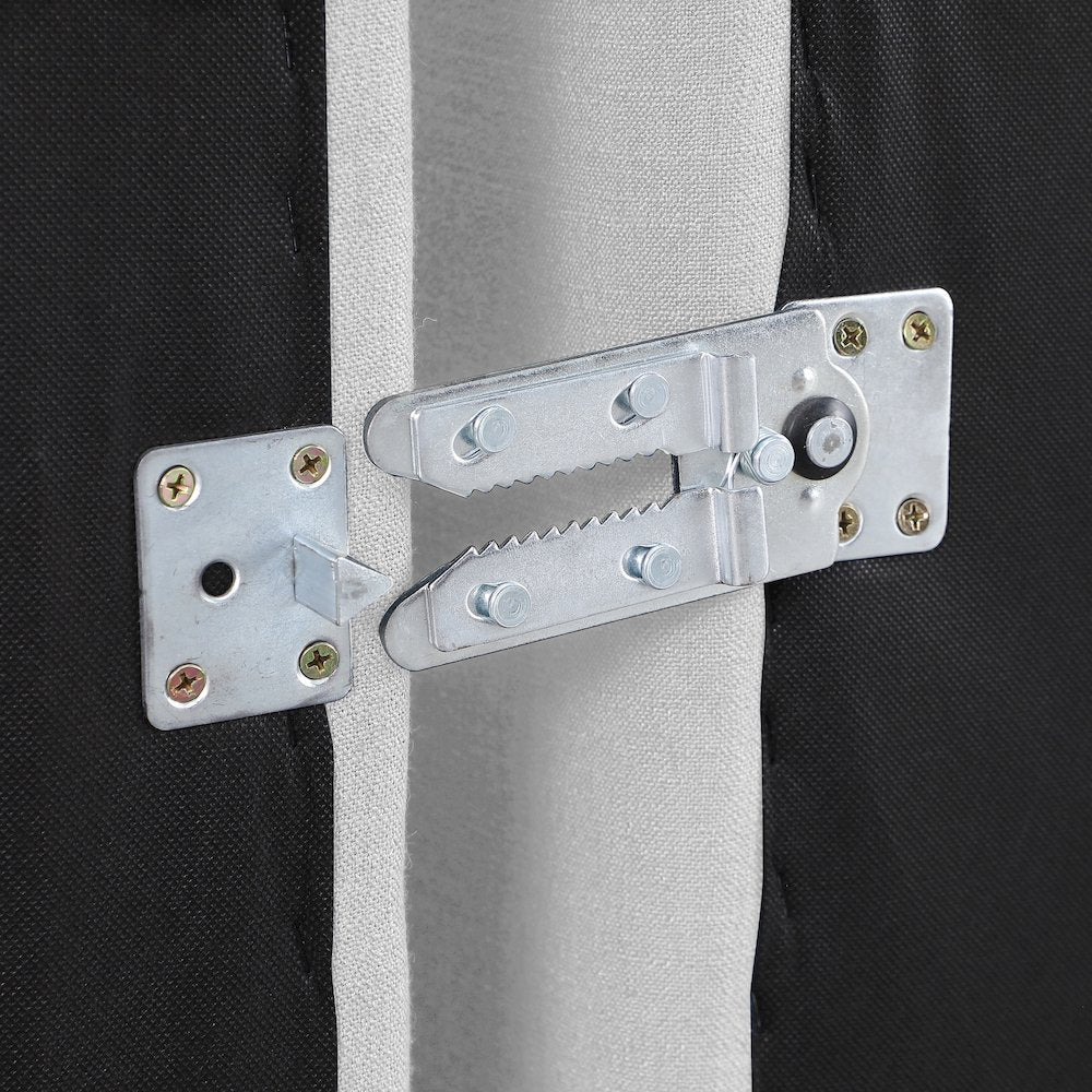 Indulge White Linen Textured Fabric Modular Sectional