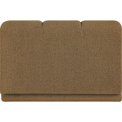 Modari Brown Fabric Upholstered Armless Chair