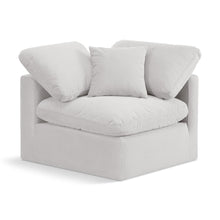 Indulge Cream Velvet Corner Chair