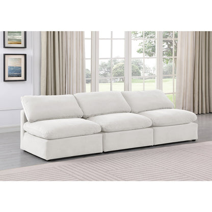 Indulge Cream Velvet Modular Sofa