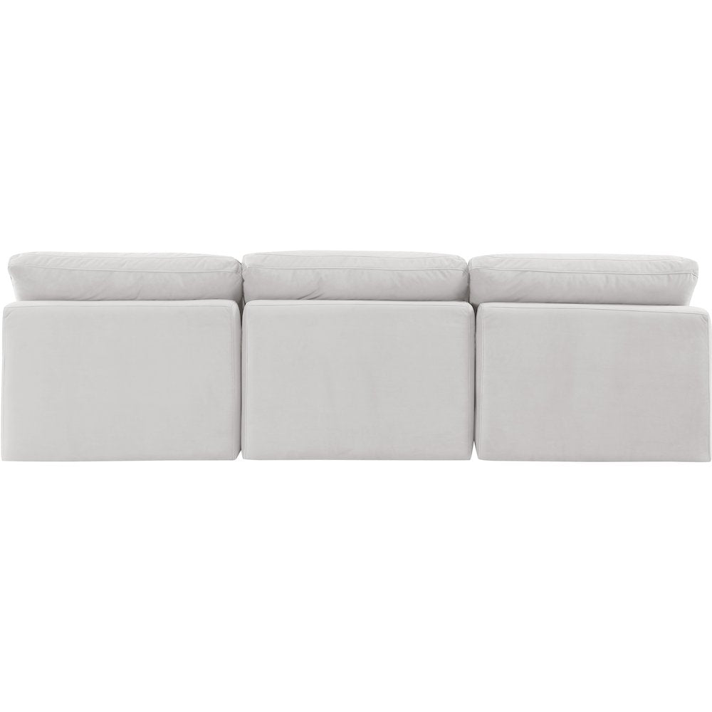 Indulge Cream Velvet Modular Sofa