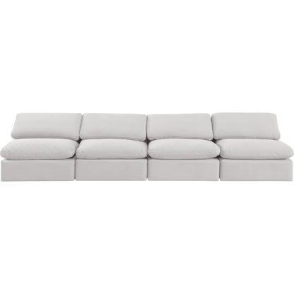 Indulge Cream Velvet Modular Sofa