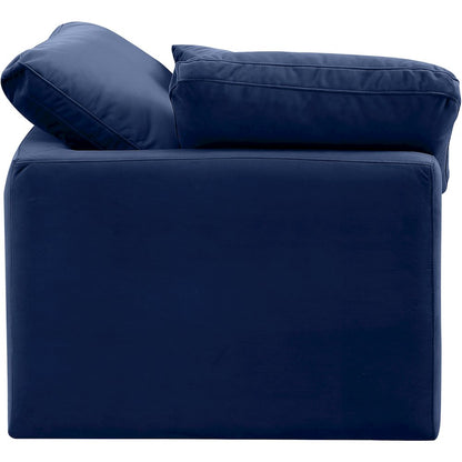 Indulge Navy Velvet Corner Chair