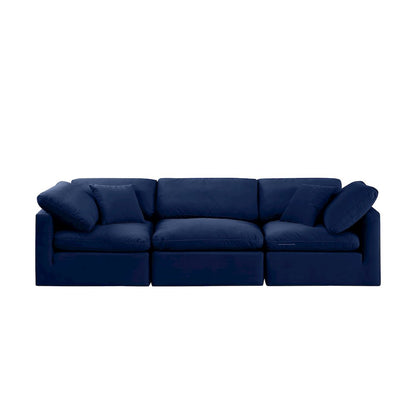Indulge Navy Velvet Modular Sofa