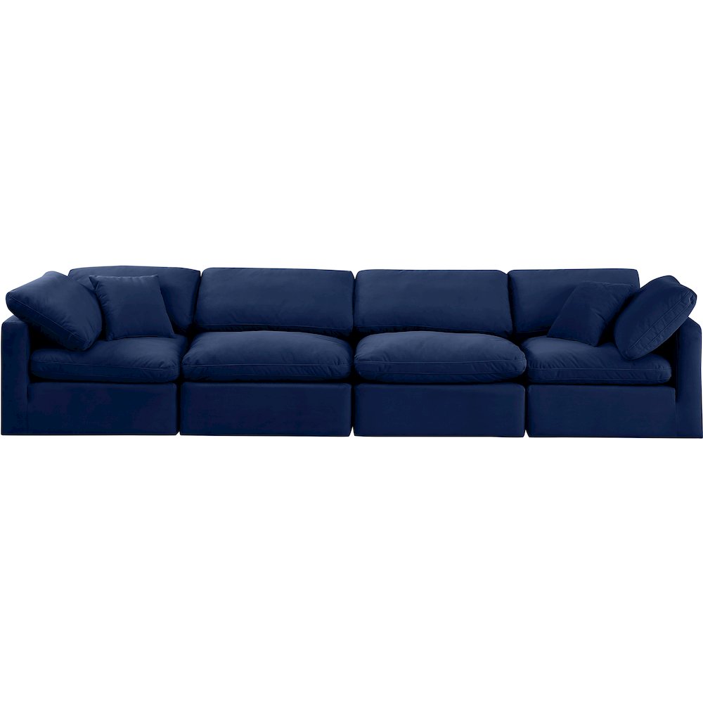 Indulge Navy Velvet Modular Sofa