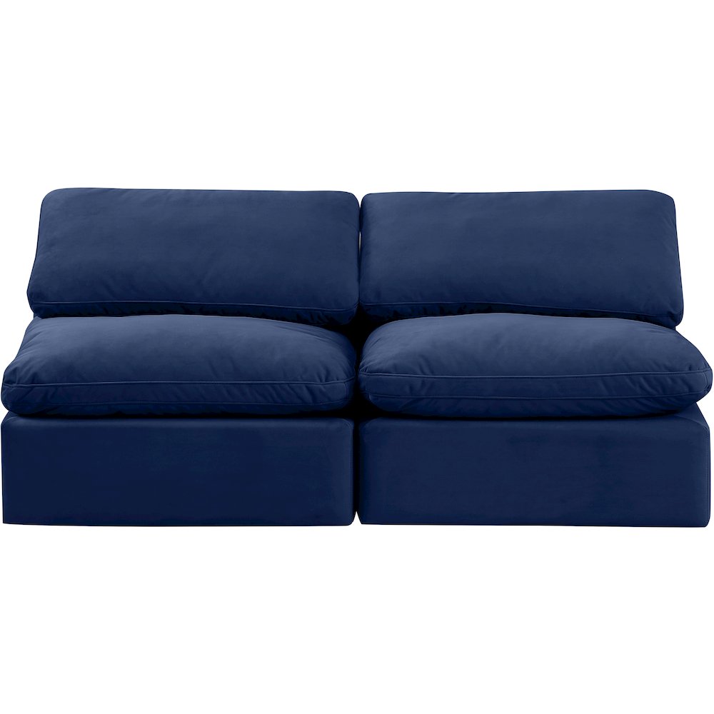 Indulge Navy Velvet Modular Sofa