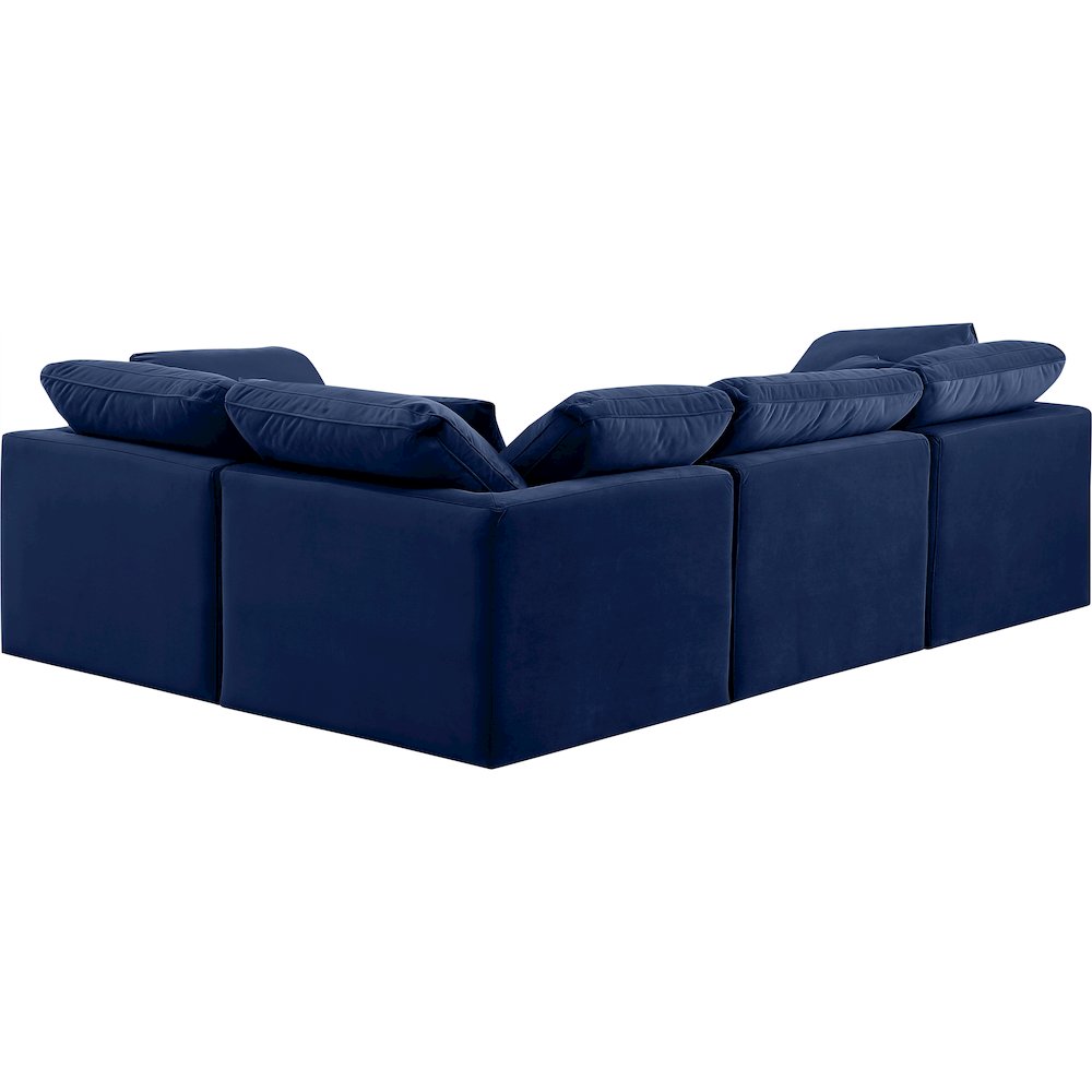 Indulge Navy Velvet Modular Sectional
