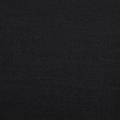 Kimora Black Linen Textured Fabric Sofa
