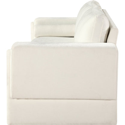 Madeline Cream Chenille Fabric Sofa