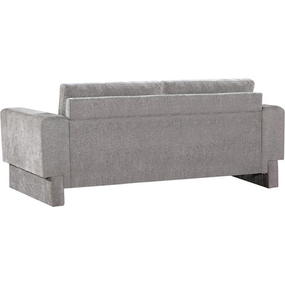 Madeline Grey Chenille Fabric Sofa