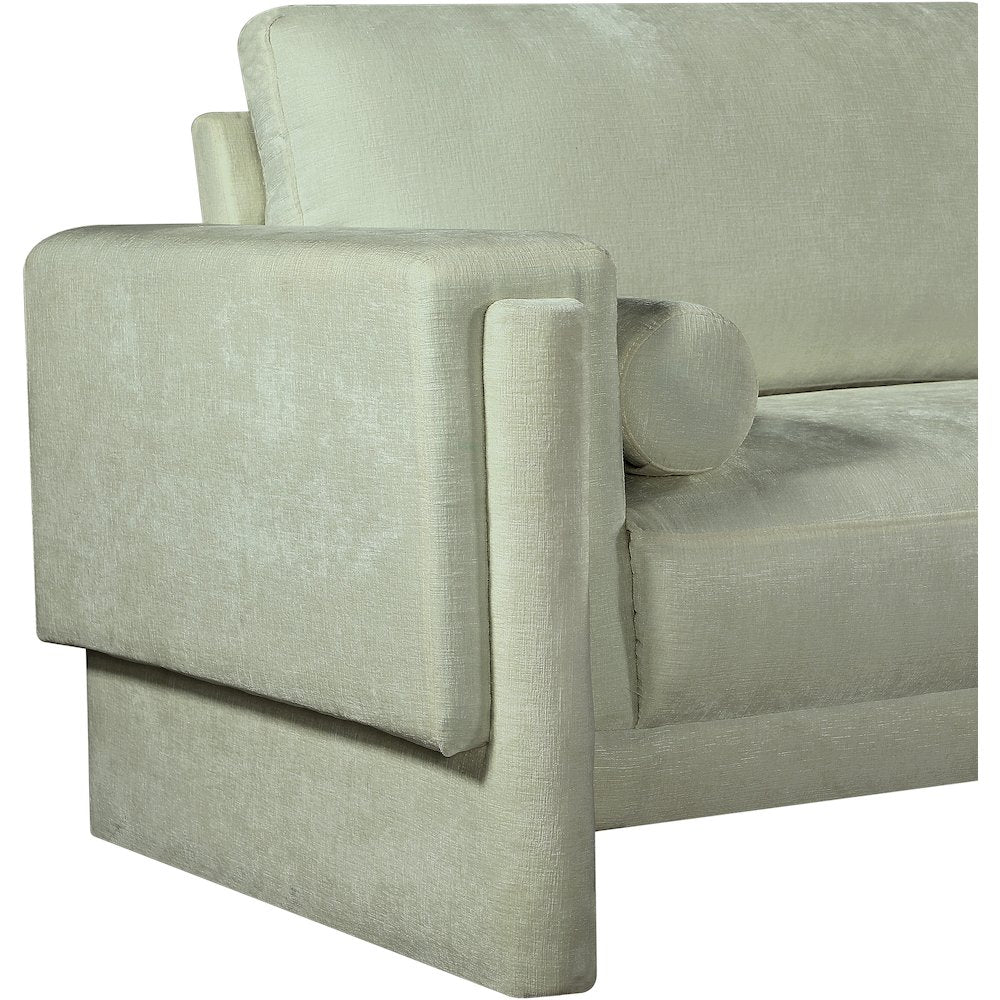 Madeline Mint Chenille Fabric Chair