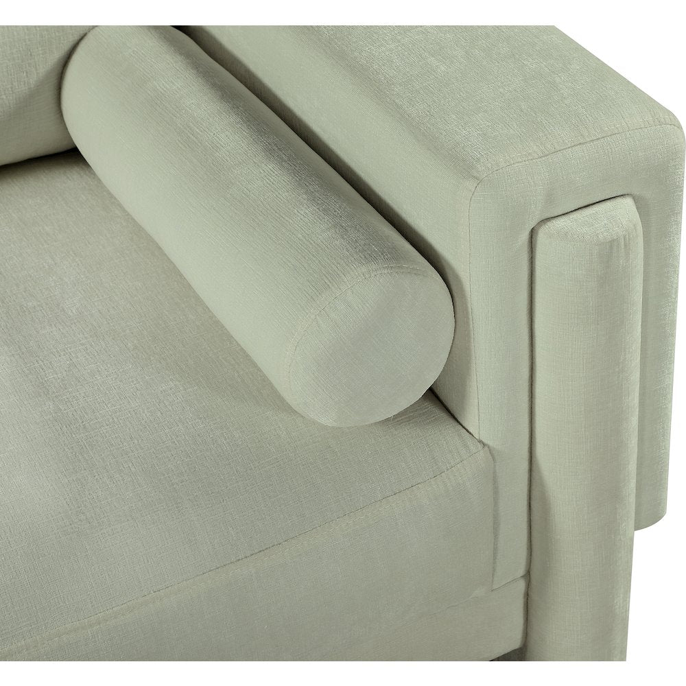 Madeline Mint Chenille Fabric Chair