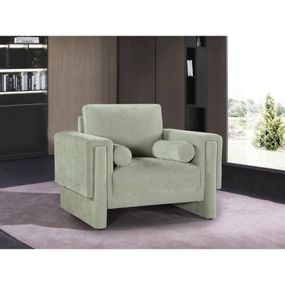 Madeline Mint Chenille Fabric Chair