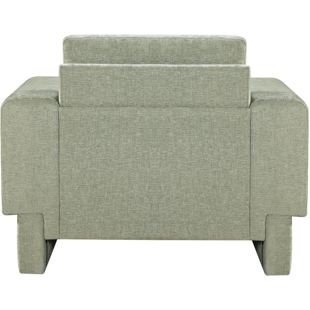 Madeline Mint Chenille Fabric Chair