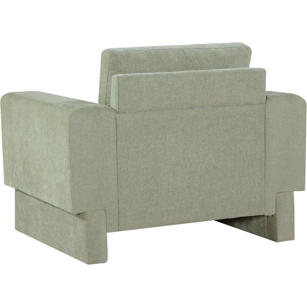 Madeline Mint Chenille Fabric Chair