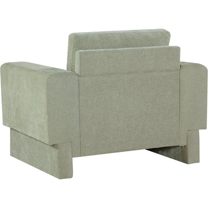 Madeline Mint Chenille Fabric Chair