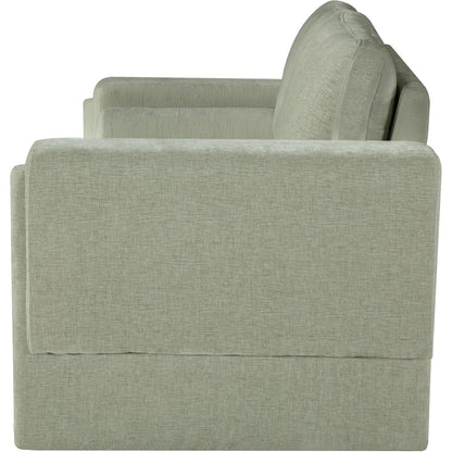 Madeline Mint Chenille Fabric Loveseat