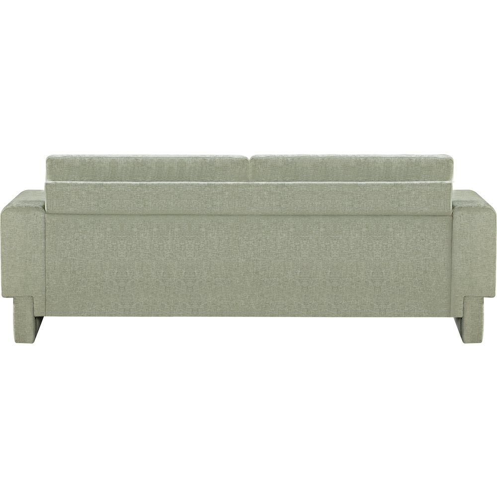 Madeline Mint Chenille Fabric Sofa