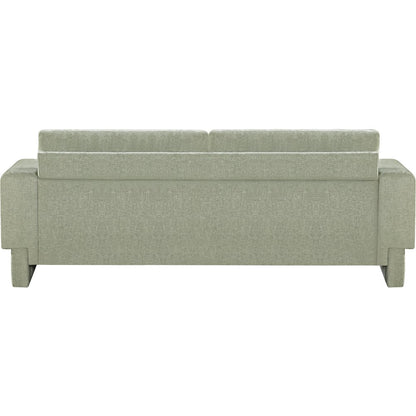 Madeline Mint Chenille Fabric Sofa