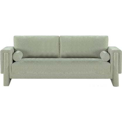 Madeline Mint Chenille Fabric Sofa