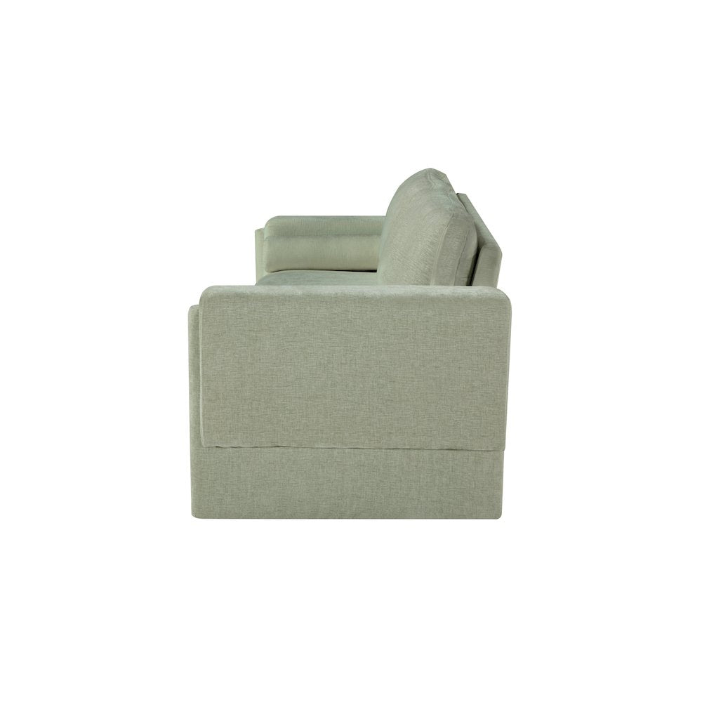 Madeline Mint Chenille Fabric Sofa