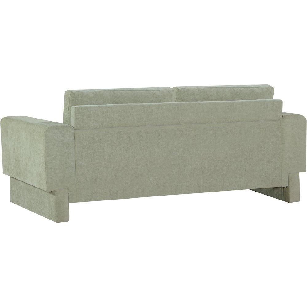 Madeline Mint Chenille Fabric Sofa