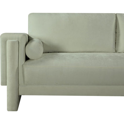 Madeline Mint Chenille Fabric Sofa