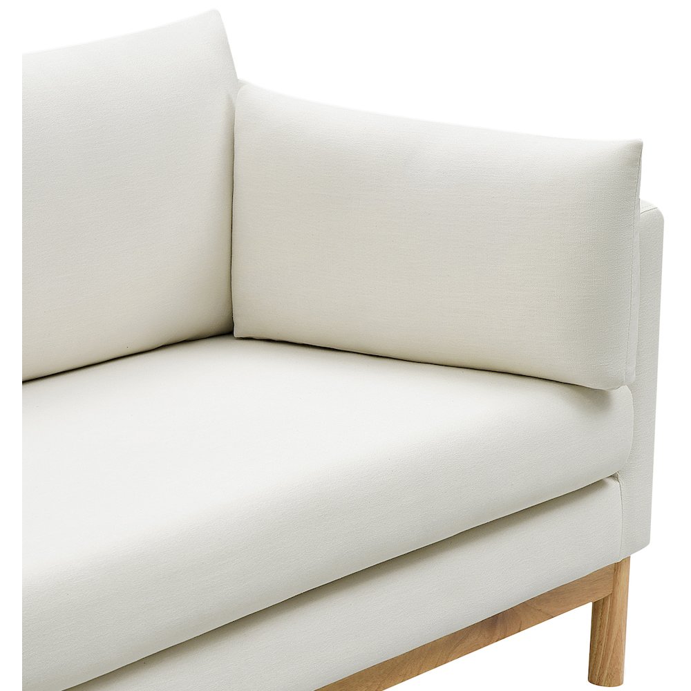 Langham Cream Linen Textured Fabric Chair