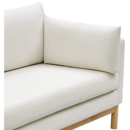 Langham Cream Linen Textured Fabric Chair