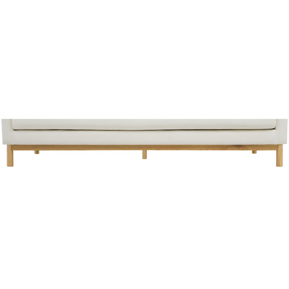 Langham Cream Linen Textured Fabric Sofa