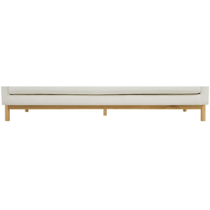 Langham Cream Linen Textured Fabric Sofa