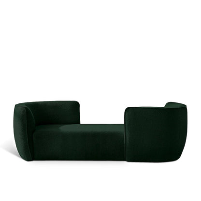 Hilton Green Fabric Chaise
